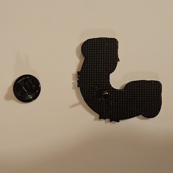 Handmade LGBTQ+ Enamel Pin 1" Trans Rainbow Pop Pin Heart Pink Purple and blue - Picture 6 of 17